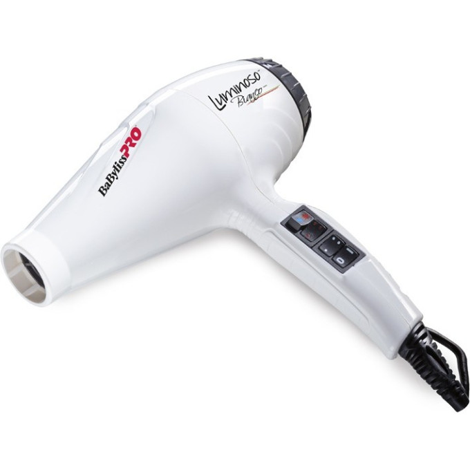 Фен BABYLISS PRO Luminoso Bianco Ionic BAB6350IE